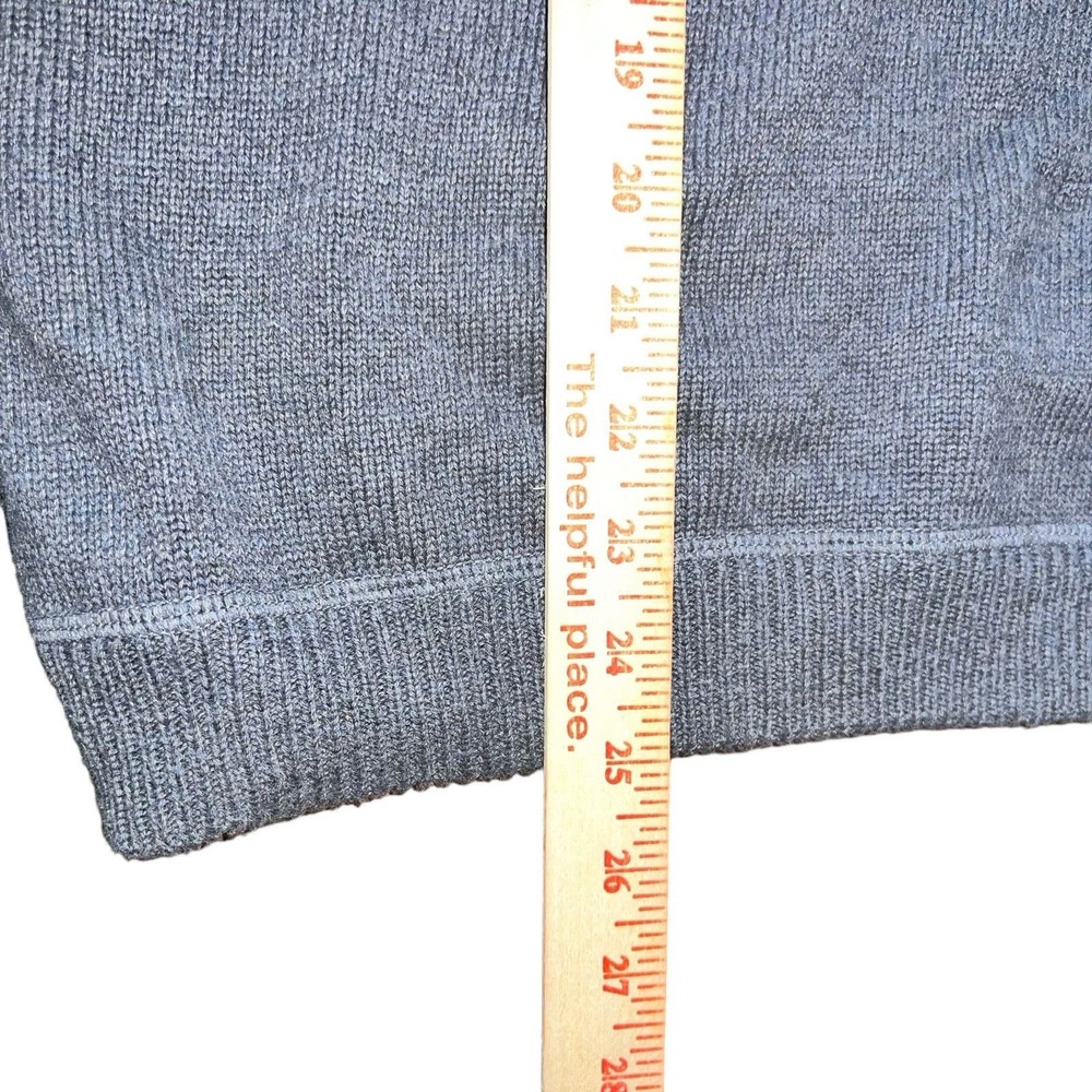 Gorp Core Cozy Eddie Bauer Gray Waffle Knit Crewneck Sweater Pullover - Picture 11 of 15